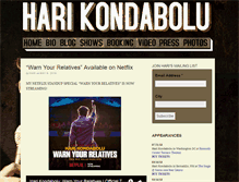 Tablet Screenshot of harikondabolu.com